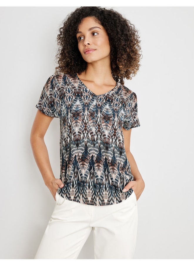 Patterned blouse top - pzsku/ZAB1998959C4868EE8AF6Z/45/_/1677500467/09e4097c-7b2c-4735-a686-5d2b84c9eb10