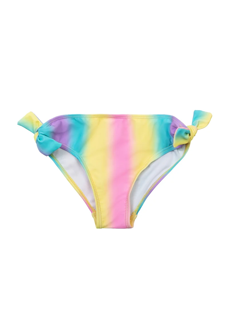 MINOTI Girls Bikini Set with Ruffle Top and Allover Print