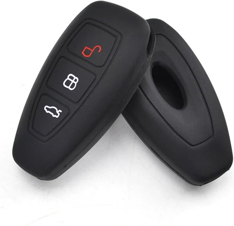 QASULER Silicone Key Case Cover for Ford Key Fob - Image 1