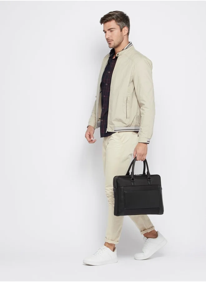 دوتشيني Men Plain Portfolio Bag