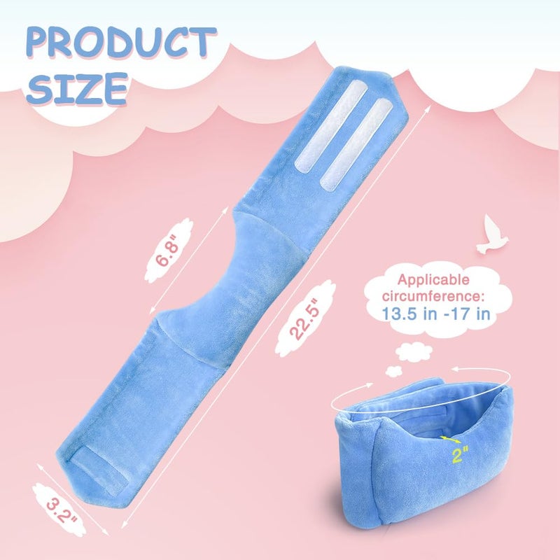POWYS Torticollis Pillows For Infants Baby Neck Support Pillow Infant Newborn Head Shaper Correction Cusion Adjustable Toddler Kid Head Positioner For Car Seat Travel - Image 2