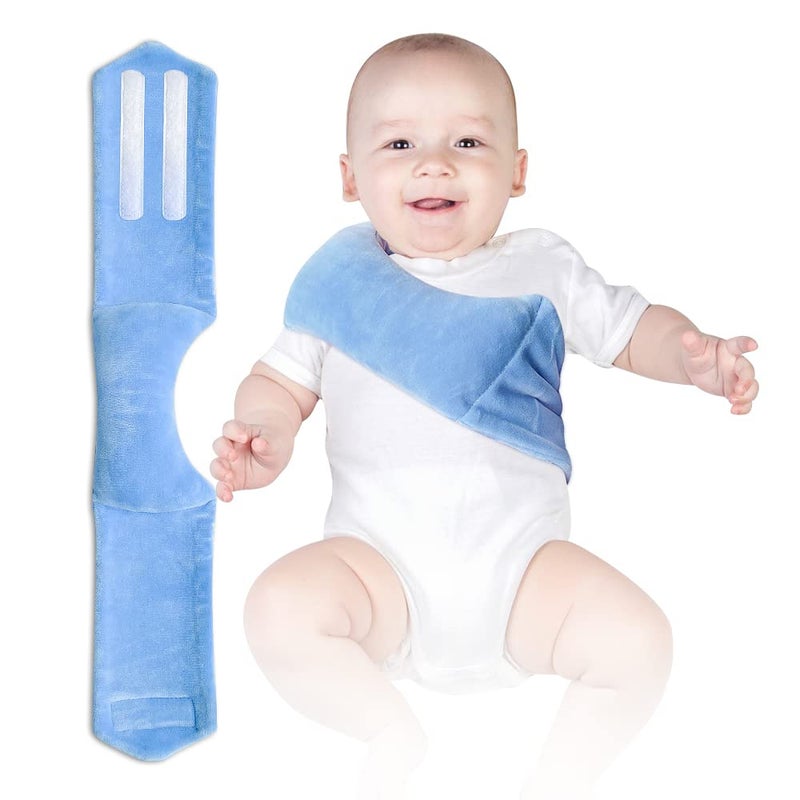 POWYS Torticollis Pillows For Infants Baby Neck Support Pillow Infant Newborn Head Shaper Correction Cusion Adjustable Toddler Kid Head Positioner For Car Seat Travel - Image 1