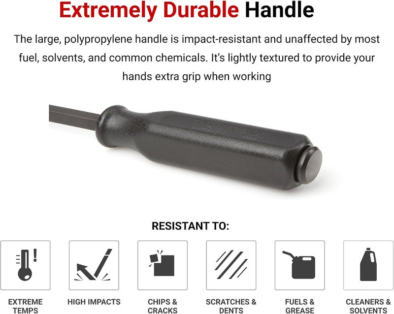 TEKTON 25-Inch Angled Tip Handled Pry Bar with Striking Cap - Image 5
