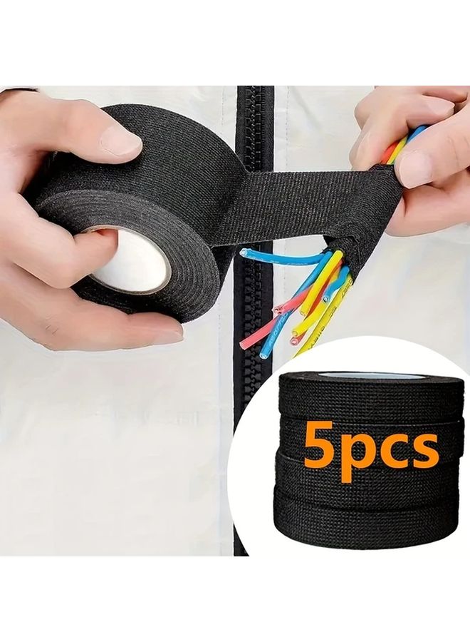 5 Pieces High Temperature Self Adhesive Electrical Tape 25mm x 393.7inch Flame Retardant - Image 4