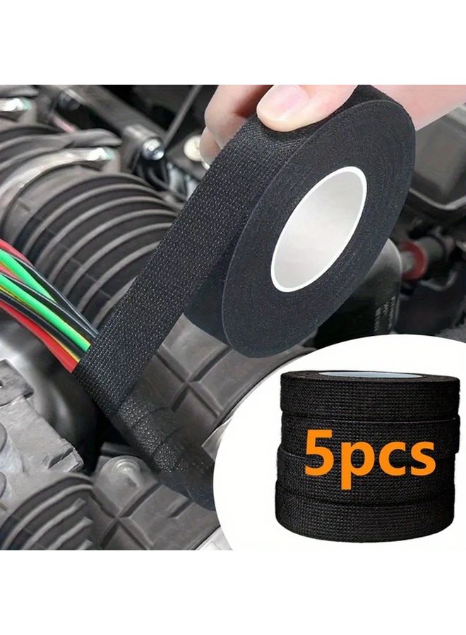 5 Pieces High Temperature Self Adhesive Electrical Tape 25mm x 393.7inch Flame Retardant - Image 2