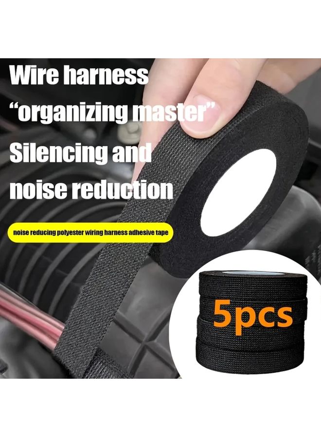 5 Pieces High Temperature Self Adhesive Electrical Tape 25mm x 393.7inch Flame Retardant - Image 5