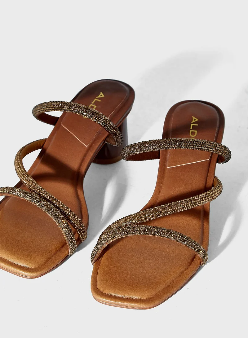 ALDO Edawen Diamante Block Heel