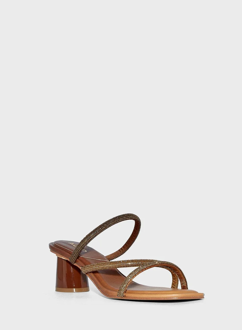ALDO Edawen Diamante Block Heel