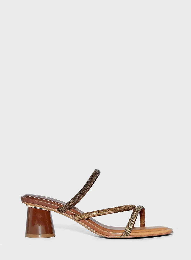 ALDO Edawen Diamante Block Heel