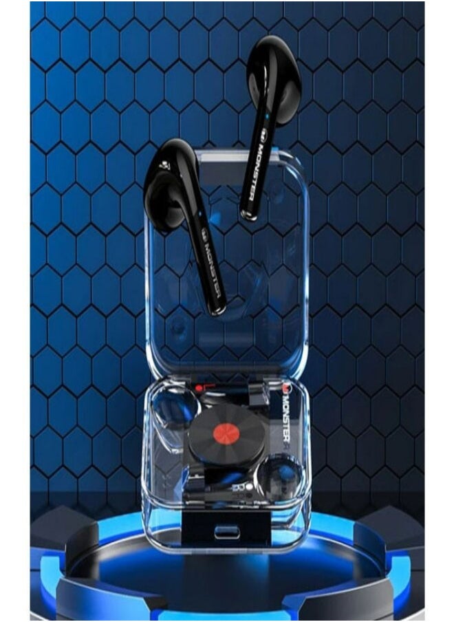 Monster - Monster Airmars XKT01 Wireless Blue tooth 5.2 Earphone TWS HiFi Music Wireless Headphones With Mic 300mAh Stereo in-Ear Earphone - Image 1