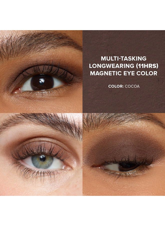 NUDESTIX Magnetic Matte Eye Color Pencil, Eyeshadow + Eyeliner + Eyelid Primer, Cream Makeup Stick, Long Lasting, Waterproof, Shade: Cocoa - Image 4