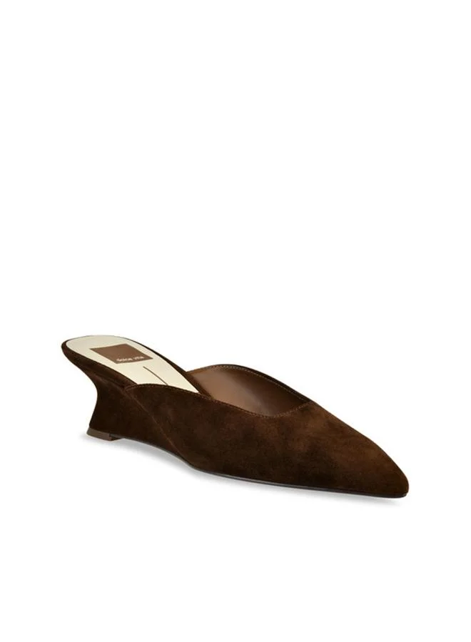 Camy Dark Brown Women's Wedge Sandals