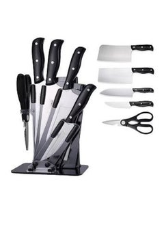 AGD 5-Piece Knives Set With Stand Silver/Black YG-605  - Image 1