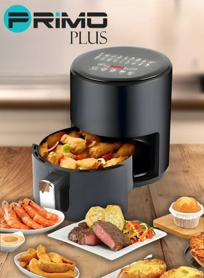 PRIMO PLUS Healthy Air Fryer Without Oil For Fry/Grill/Bake/Roast Capacity 4 Liters Power 2400 Watts - Black Color - Image 1