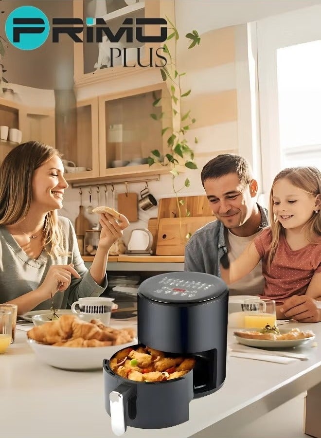 PRIMO PLUS Healthy Air Fryer Without Oil For Fry/Grill/Bake/Roast Capacity 4 Liters Power 2400 Watts - Black Color - Image 5