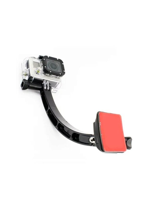 fashionhome Adjustable Curved Adhesive Mount Holder With Helmet Extension Self Photo Arm Kit Compatible With GoPro Action Camera Accessories  - Image 5
