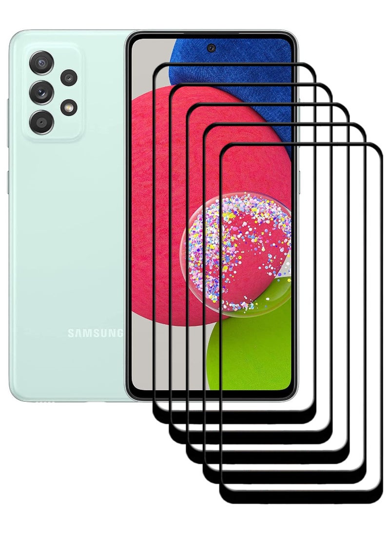 ACLIX 5 Pieces Antistatic ESD Dustproof Premium Quality High Definition Tempered Glass Screen Protector Designed For Samsung Galaxy A52s 5G - Image 1
