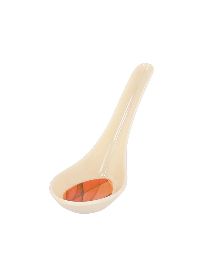 Royalford Super Rays Soup Spoon Beige/Green 5.5inch - Image 5