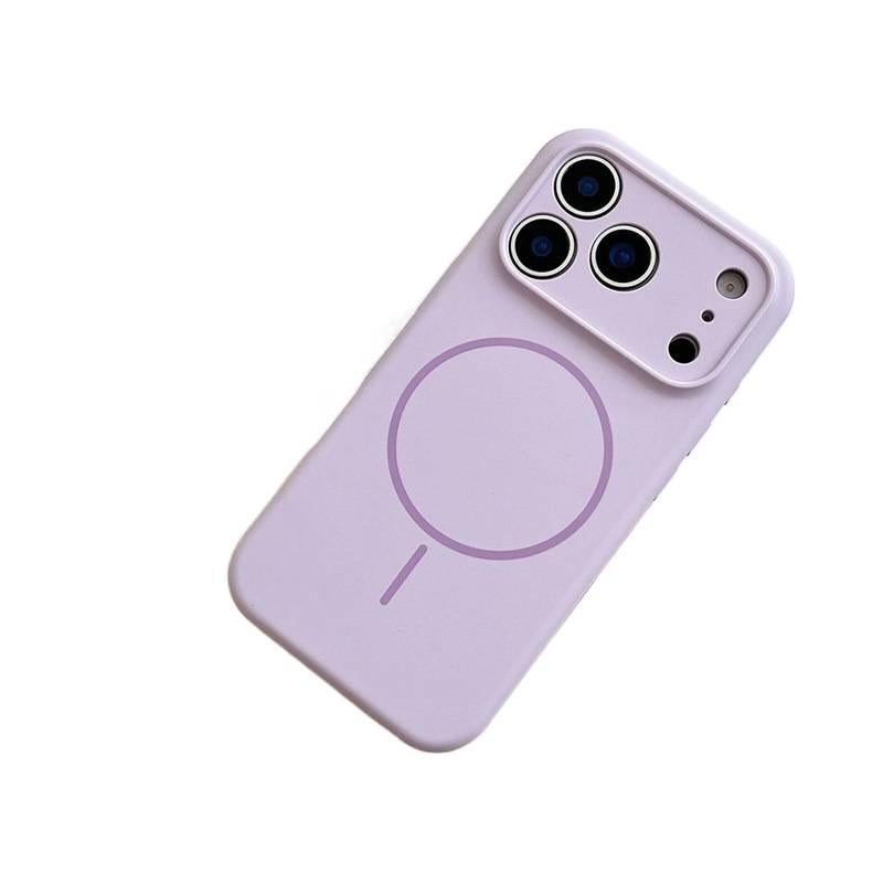 غطاء MagSafe بسيليكون لـ iPhone 17 / 17 Air / 17 Pro / 17 Pro Max مع مغناطيس قوي وتغطية كاملة مع قبضة مضادة للانزلاق مع مقاوم للخدش باللون Antique White مضاد للانزلاق مغناطيسي من. - Image 2