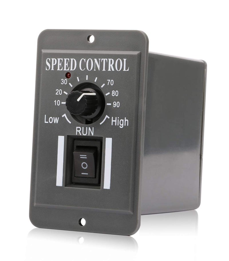 Yeeco DC Motor Controller, Yeeco DC 10-60V 12V 24V 36V 48V 60V DC Motor Speed Controller, PWM Stepless Brushed Motor Control, Variable Speed Control Generator Kit with Control Switch - Image 2