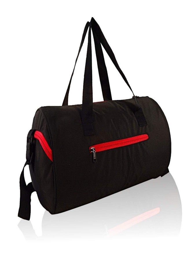 Rainox Gym Duffel Bag | Shoulder Gym Bags | Sports and Travel Bag Zipper Bags for Multipurpose with Side & Middle Pockets for Men, Women (Red) - Image 5
