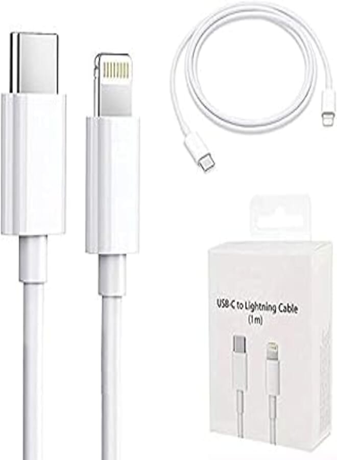 Type C USB to Lightening, Fast Charging & Data Sync USB Cable [Type-C to 8 Pin] Compatible for iPhone X/XR/XS MAX/XS/ 11/11 PRO/ 11 PRO MAX/iPads/iPhone 12/Mini/Pro/Pro Max 