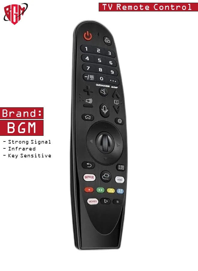 BGM - New MR-20GA Magic Wand Voice Remote Control Replacement AKB75855501 for LG 2018 2019 2020 OLED Nano Cell and 4K UHD Models Smart TVs, with Netflix and Prime Video Hot Keys. - Image 1