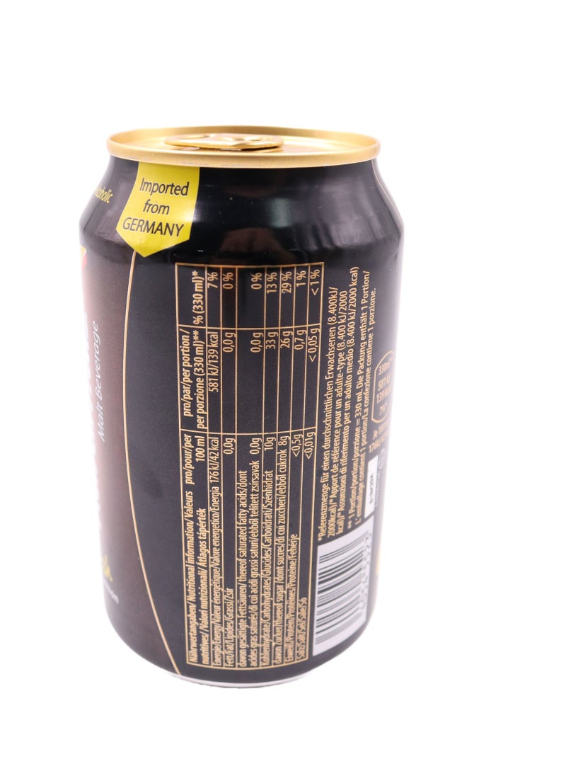 Karamalz - Non-Alcoholic Malt Beverage Fresh Lemon Flavor 330ml, 581kJl 139 kcal 7% - Image 1