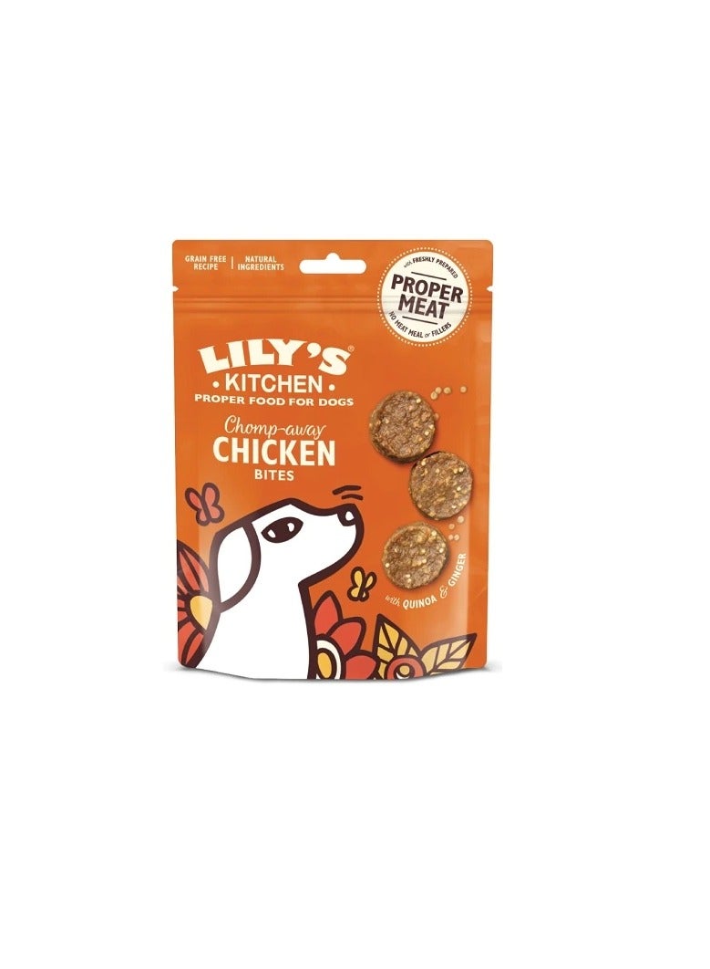 Lily's Lily's Kitchen Chomp-Away Chicken Bites Dog Treats - Image 1