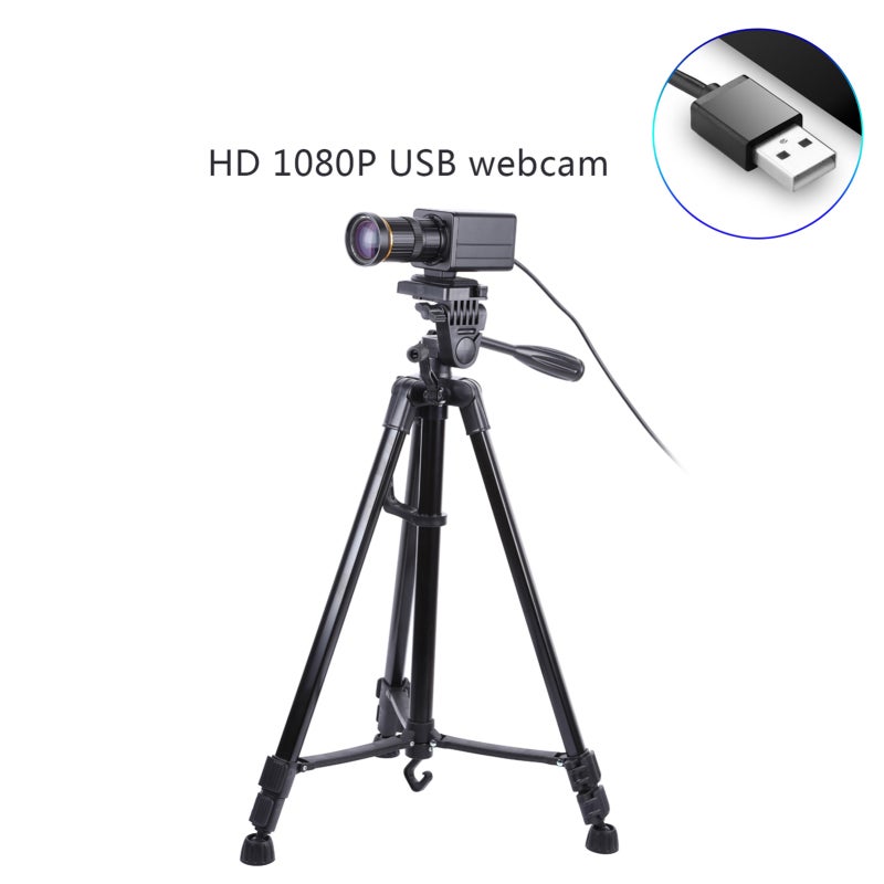 4K HD Camera Computer Camera Webcam 8 Megapixels 10X Optical Zoom 60 Degree Wide Angle Manual Focus Auto Exposure Compensation with Microphone Tripod USB Plug& Play for Video Conference Online Teaching Chatting Live Webcasting - Image 2