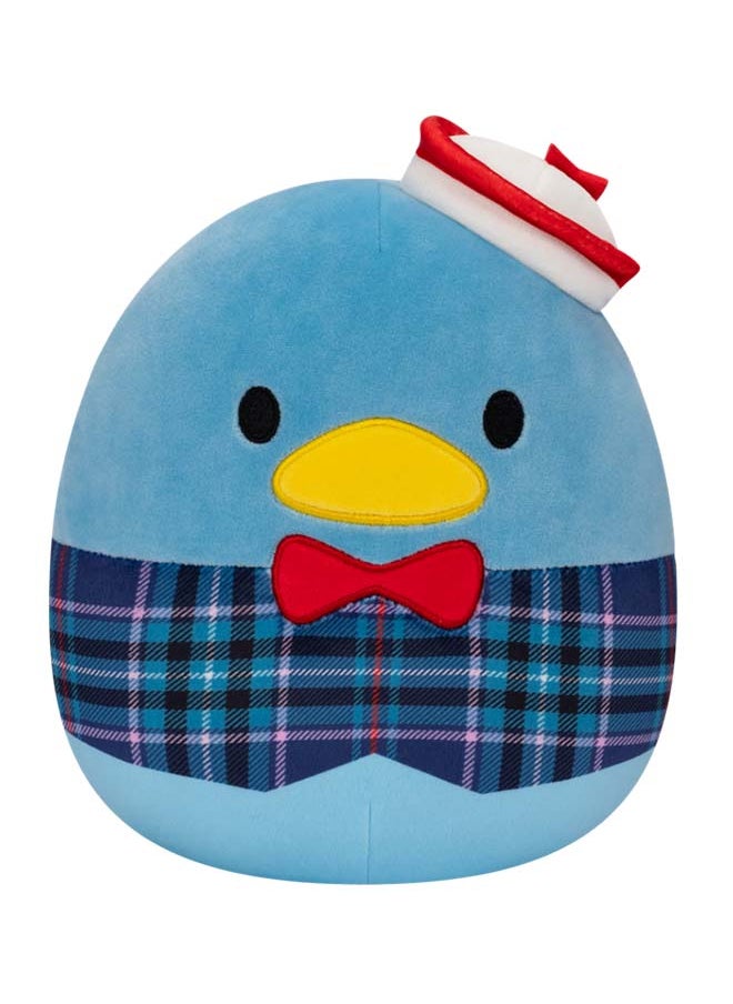 Squishmallows - 8 inch Sanrio Blue Plaid Tuxedo Sam , Officially Licensed Kellytoy Plush Toy, Colorful Soft Toy, Gift for Kids, Girls & Boys Washable Squishy Stuff Toy Multicolor All Age - Image 1