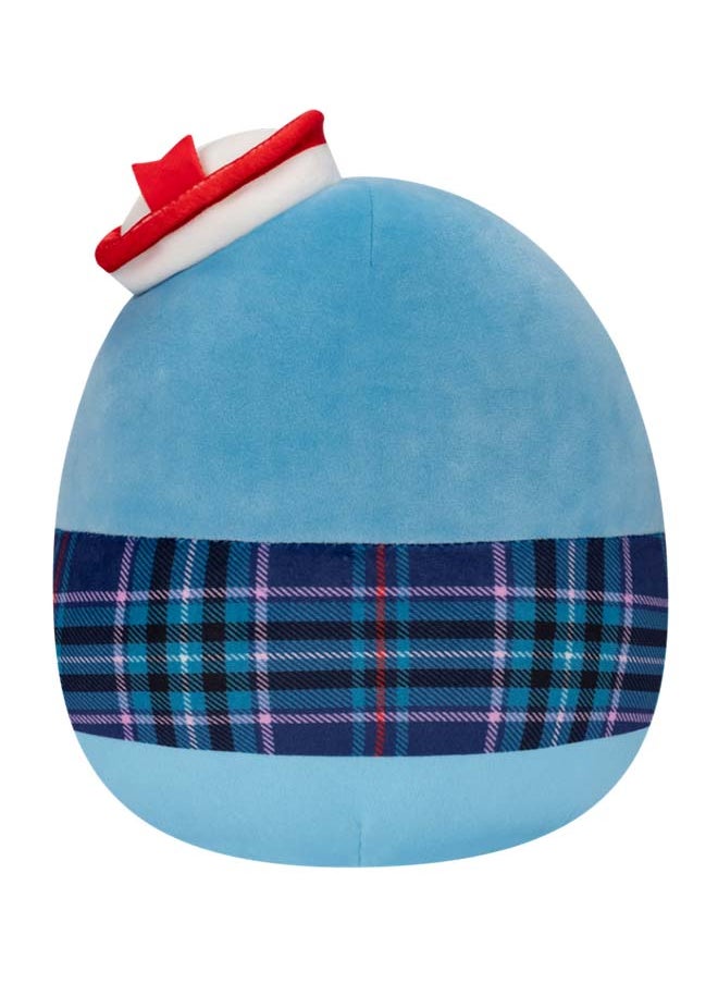 Squishmallows - 8 inch Sanrio Blue Plaid Tuxedo Sam , Officially Licensed Kellytoy Plush Toy, Colorful Soft Toy, Gift for Kids, Girls & Boys Washable Squishy Stuff Toy Multicolor All Age - Image 1