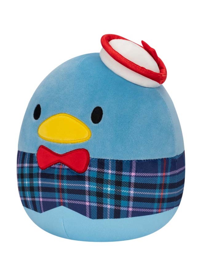Squishmallows - 8 inch Sanrio Blue Plaid Tuxedo Sam , Officially Licensed Kellytoy Plush Toy, Colorful Soft Toy, Gift for Kids, Girls & Boys Washable Squishy Stuff Toy Multicolor All Age - Image 1