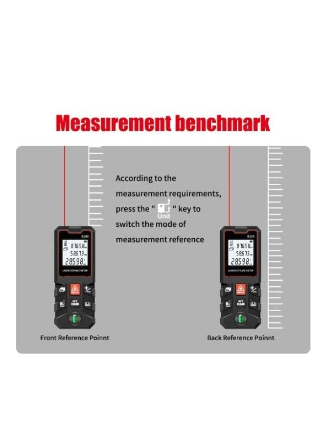 Generic 100M Laser Distance Meter Digital Laser Range Finder Distance Area Volume  - Image 3