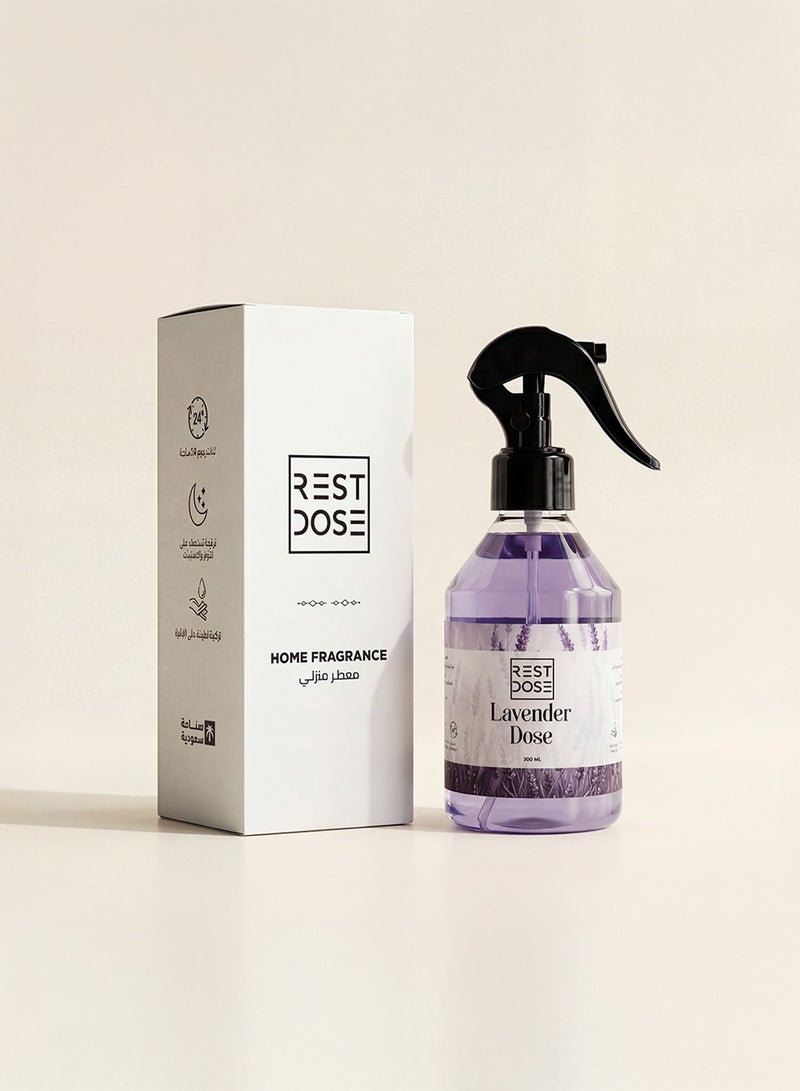 REST DOSE Lavender Dose Fabric & Room Spray – Long Lasting Relaxing Home Fragrance 500ml - Image 3