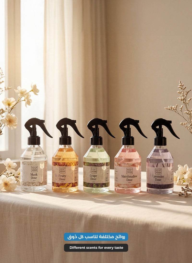 REST DOSE Lavender Dose Fabric & Room Spray – Long Lasting Relaxing Home Fragrance 500ml - Image 5