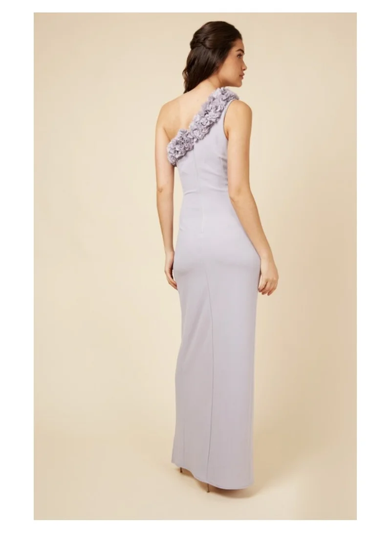 Little Mistress Little Mistress Grey Bridesmaid Dress