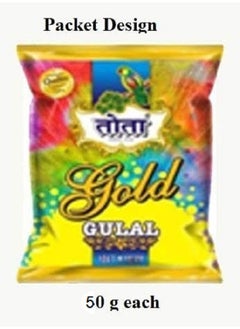 TOTA Pack of 8 Tota Gulal 50g packs, total 400-gram different colors  - Image 3