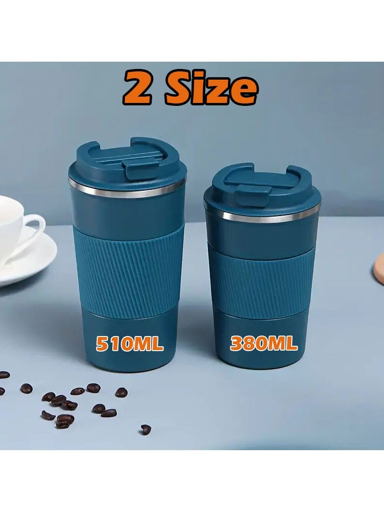 MODERN HOME 510ml Travel Mug Reusable Insulated Coffee Cup Vacuum Insulation Stainless Steel Thermal Coffee Mug for Hot And Cold Drinks - Image 5