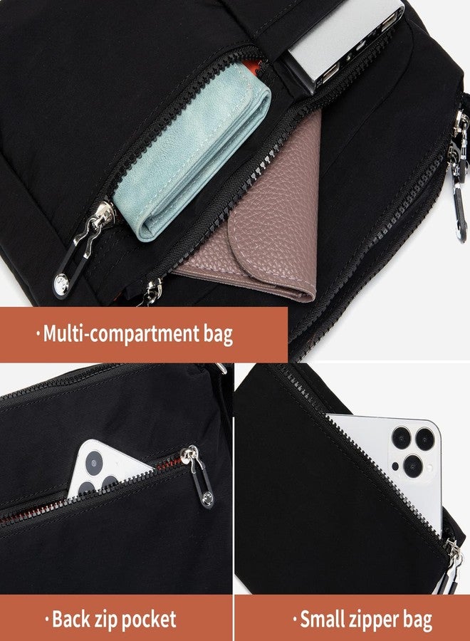 ETidy Crossbody Bag For Women Waterproof Lightweight Casual Shoulder Handbag Purse, Concrete Grey Upgrade, Medium Size Upgrade - Image 5