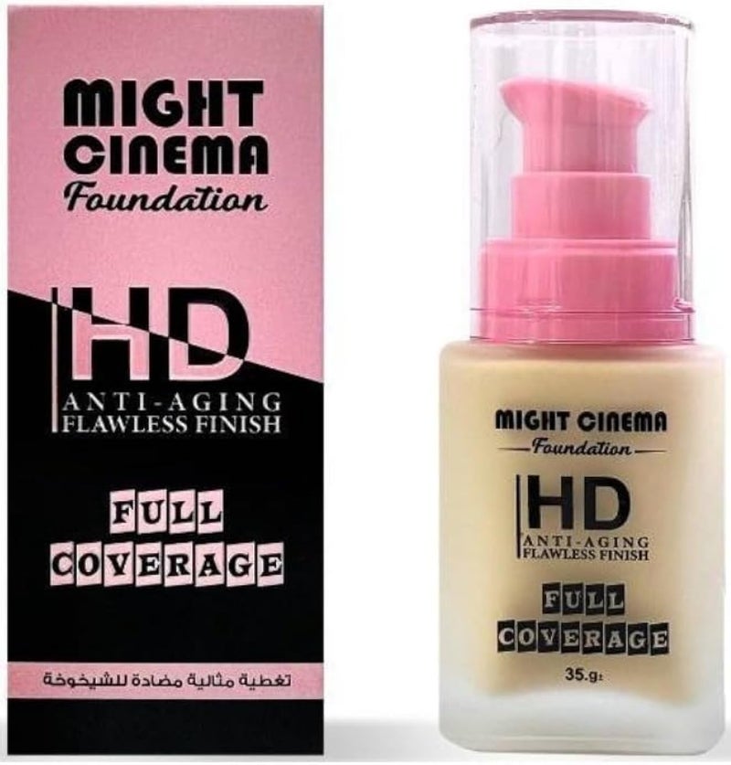 كريم أساس HD مضاد للتجاعيد، لمسة نهائية خالية من العيوب، تغطية كاملة (104، قطعة واحدة)