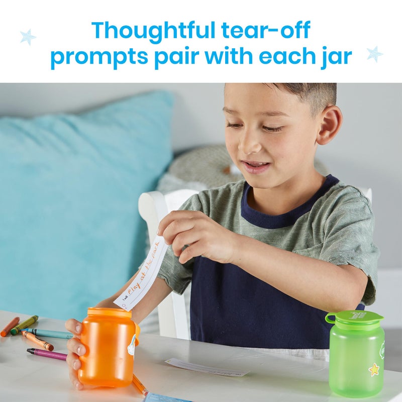 hand2mind Filling My Jars Interactive Journal, Kids Gratitude Growth Mindset Activities, Positive Affirmations for Kids, Mindfulness Social Emotional Learning, Calm Down Corner (95426) - Image 4