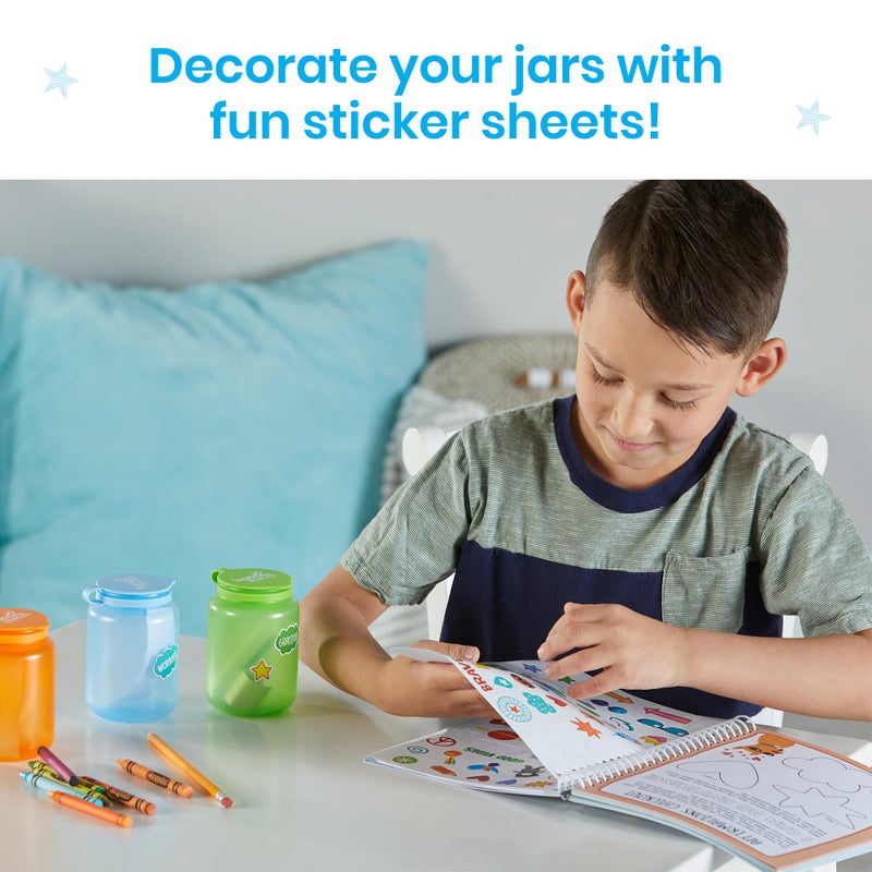 hand2mind Filling My Jars Interactive Journal, Kids Gratitude Growth Mindset Activities, Positive Affirmations for Kids, Mindfulness Social Emotional Learning, Calm Down Corner (95426) - Image 5