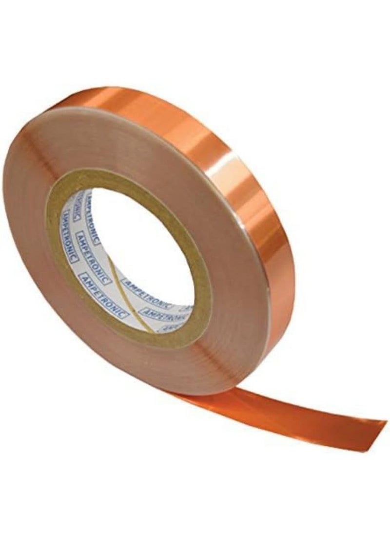Generic LT 10mm Single Sided Copper Tape with conductive adhesive for Electric Guitar pack of 1  - Image 1