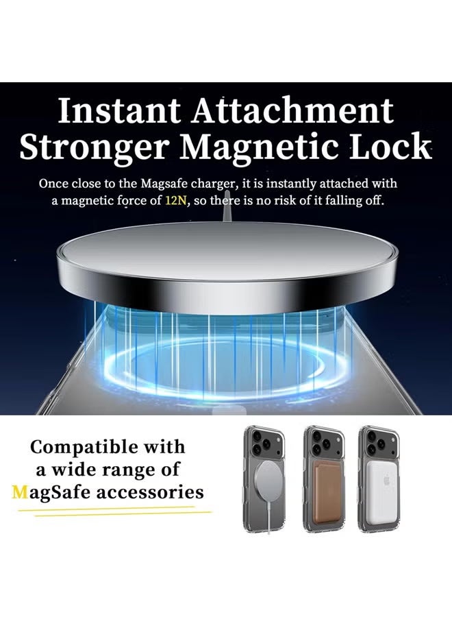 Magnetic Case for Phone 17 Pro Max Magsafe Cover, Shockproof Protection, Anti-Yellow & Anti-Scratch - Image 4