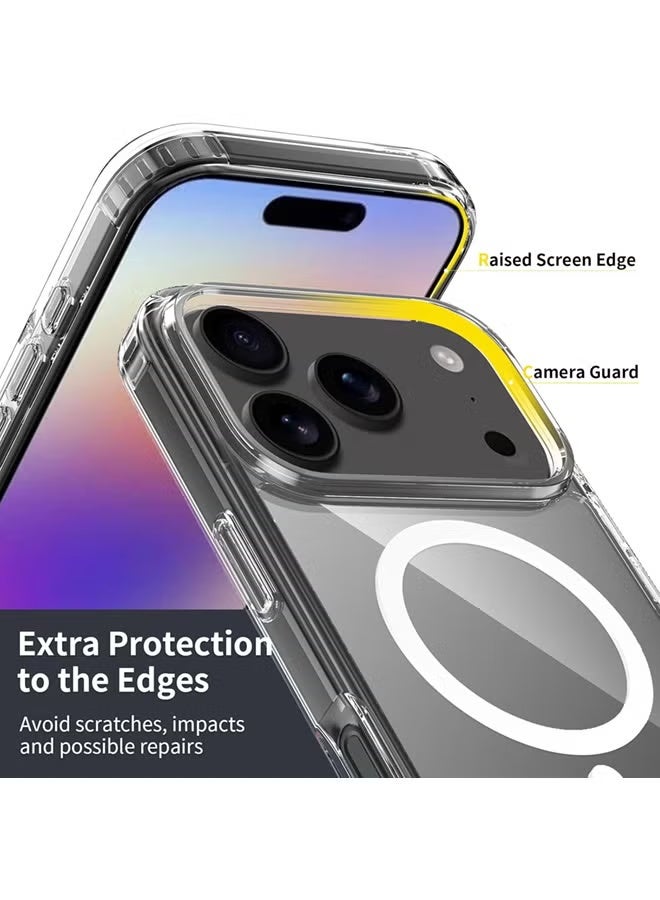 Magnetic Case for Phone 17 Pro Max Magsafe Cover, Shockproof Protection, Anti-Yellow & Anti-Scratch - Image 2