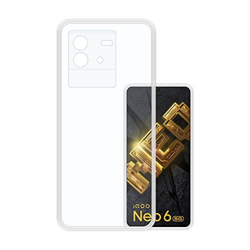 VIDO Transparent Back Case Cover for iQOO Neo 6 5G (Soft & Flexible & Camera Protection Back Case) - Image 1