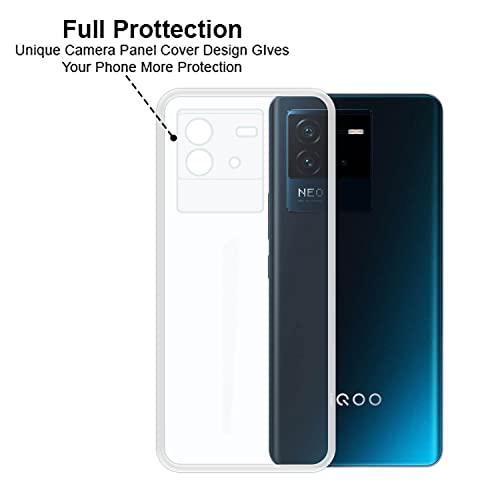 VIDO Transparent Back Case Cover for iQOO Neo 6 5G (Soft & Flexible & Camera Protection Back Case) - Image 4