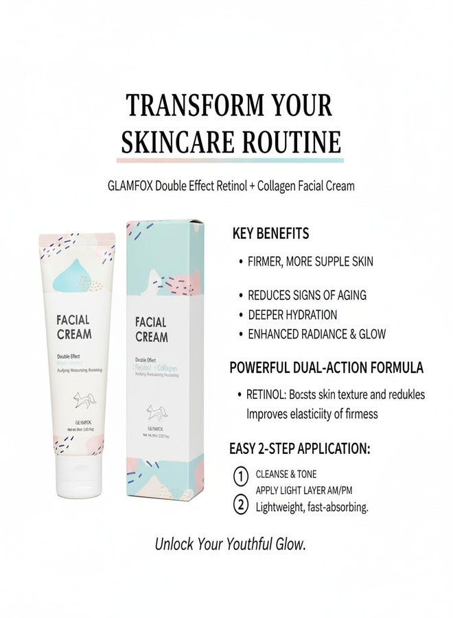 Glamfox - Facial Cream - With retinol and collagen to help skin with a lack of balance find its natural beauty. - Image 2