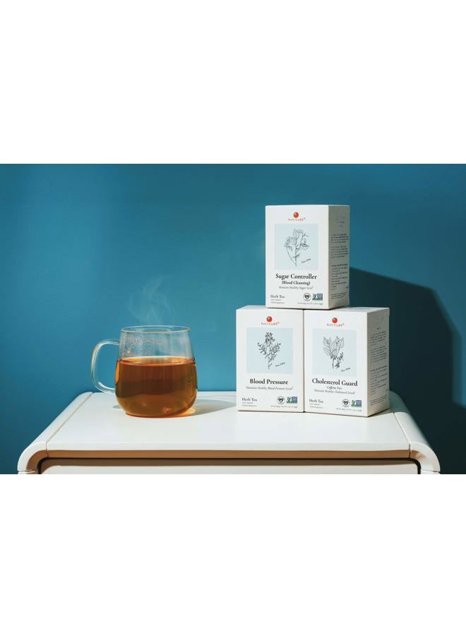 Health King - Blood Pressure Herb Tea, Teabags, 20 Count Box - Image 1